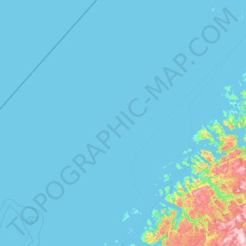 Carte topographique Osen, altitude, relief