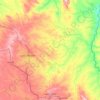 Carte topographique Kipushi, altitude, relief