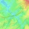Carte topographique Moresnet, altitude, relief