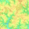 Carte topographique Montret, altitude, relief