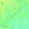 Carte topographique Srinagar, altitude, relief