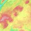 Carte topographique Esserval-Tartre, altitude, relief