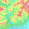 Carte topographique Kalimpong -I, altitude, relief