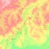 Carte topographique Norseman, altitude, relief