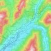 Carte topographique 73200, altitude, relief