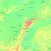 Carte topographique Mopti, altitude, relief