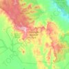 Carte topographique Mount Britton, altitude, relief
