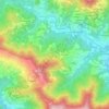 Carte topographique Tribogna, altitude, relief