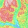 Carte topographique Lier, altitude, relief