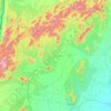 Carte topographique Pullalacheruvu, altitude, relief