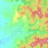 Carte topographique Merrijig, altitude, relief