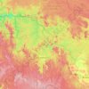 Carte topographique Ogooué-Lolo, altitude, relief