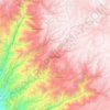 Carte topographique Laramate, altitude, relief