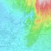 Carte topographique Lagnes, altitude, relief