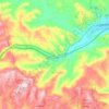 Carte topographique Town of Richmondville, altitude, relief