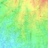 Carte topographique Kerobokan, altitude, relief
