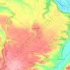 Carte topographique Garganvillar, altitude, relief