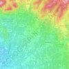 Carte topographique Caromb, altitude, relief