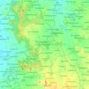 Carte topographique Chilamathur, altitude, relief