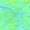 Carte topographique Pontianak, altitude, relief