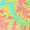 Carte topographique Susquehanna River, altitude, relief