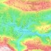 Carte topographique Arenas, altitude, relief
