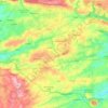 Carte topographique Valdallière, altitude, relief