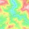 Carte topographique Kaçkar, altitude, relief