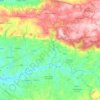 Carte topographique 50140, altitude, relief