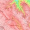 Carte topographique Jauja, altitude, relief