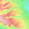 Carte topographique بلدية نمار, altitude, relief
