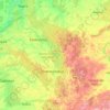 Carte topographique Кемеровская область, altitude, relief