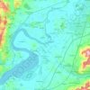 Carte topographique Gloucester and Sharpness Canal, altitude, relief