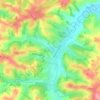 Carte topographique Brie, altitude, relief