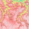 Carte topographique Andahuaylas, altitude, relief