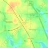 Carte topographique Meigs, altitude, relief