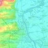 Carte topographique Worms, altitude, relief