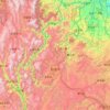 Carte topographique 昭通市, altitude, relief