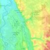 Carte topographique Saint-Yan, altitude, relief
