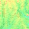 Carte topographique Sassandra-Marahoué, altitude, relief