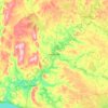 Carte topographique Hyrynsalmi, altitude, relief