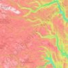 Carte topographique Nore og Uvdal, altitude, relief
