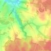 Carte topographique Новосады, altitude, relief