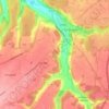 Carte topographique La Vespière-Friardel, altitude, relief