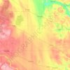 Carte topographique Beaver County, altitude, relief