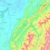 Carte topographique Wokha, altitude, relief