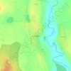 Carte topographique Демидовичи, altitude, relief