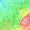 Carte topographique Margencel, altitude, relief