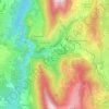 Carte topographique La Motte-Saint-Martin, altitude, relief