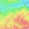 Carte topographique Renfrew-Collingwood, altitude, relief